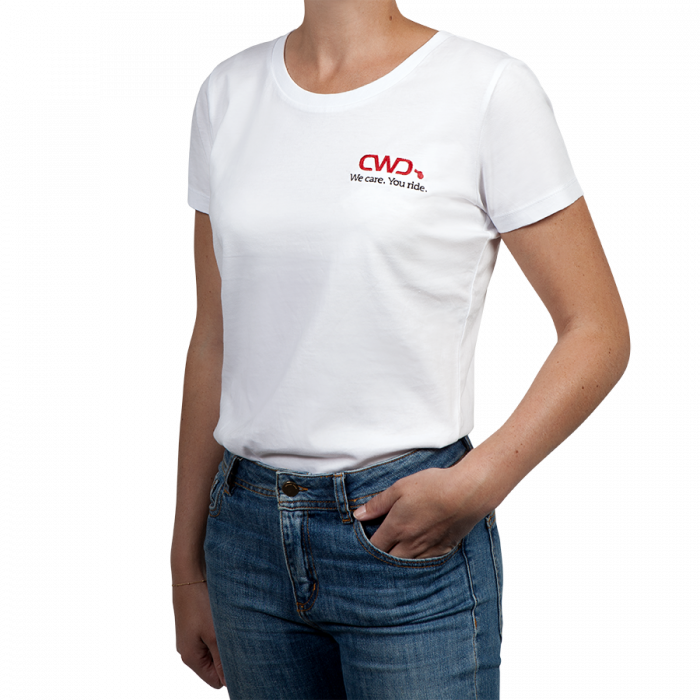 T-Shirt, Damen, weiß