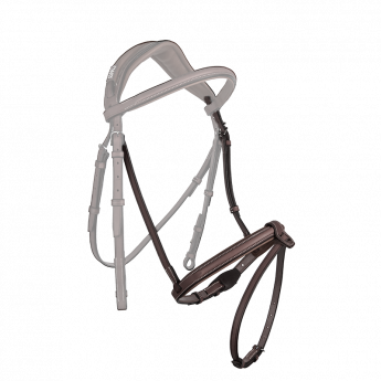 Raised french noseband