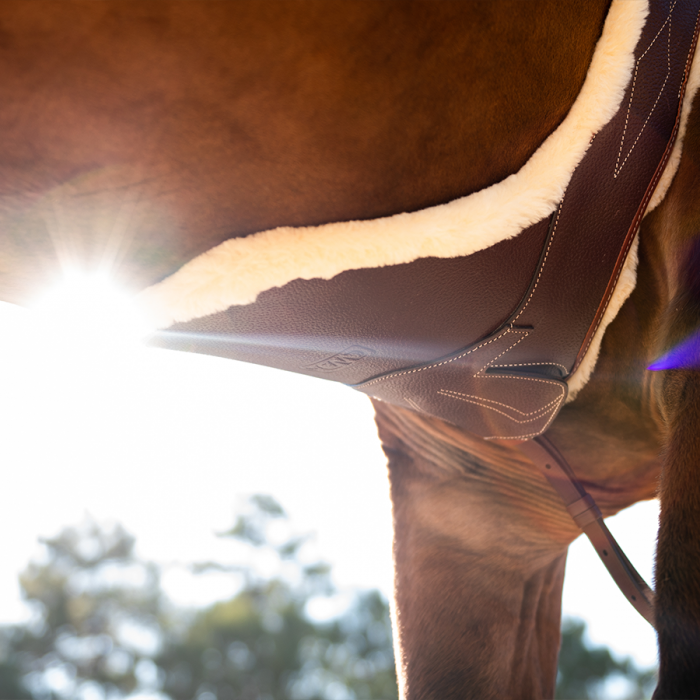 Sangle bavette imitation mouton amovible