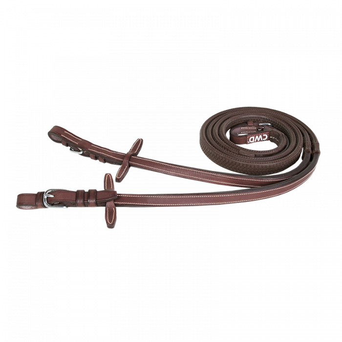 Rubber contact reins