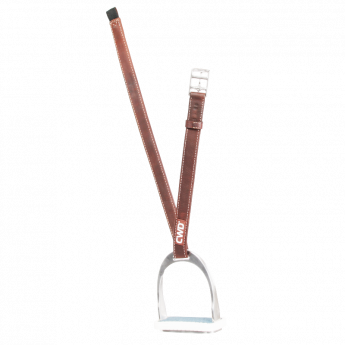 Triangular stirrup leathers