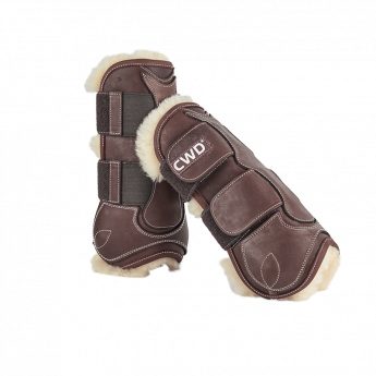 Protège tendons velcro imitation mouton