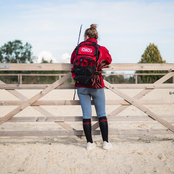 Tasche für Pferdepfleger rot