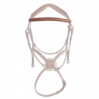 Stirnriemen mit Kontrastnaht