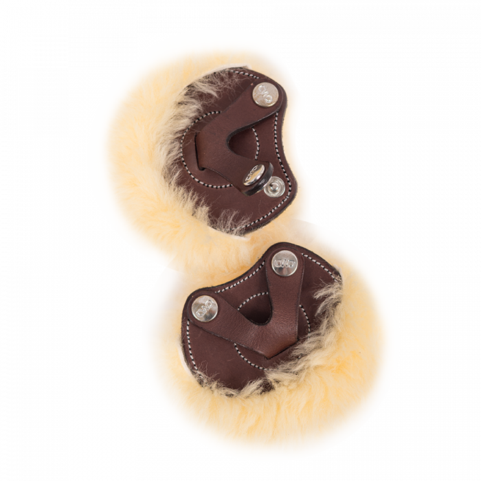 Synthetic sheepskin protector bridge breastplate