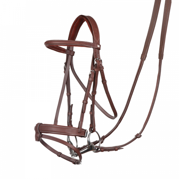 Mclain Ward bridle + reins. The classic bridle.