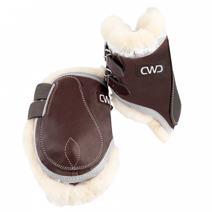 Protège-boulets ouverts boucle imitation mouton Sport Color