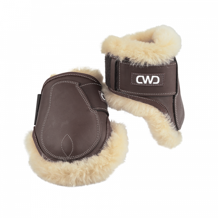 Protège-boulets velcro imitation mouton Jeunes Chevaux