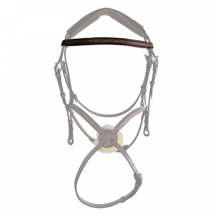 Browband with stitching - Factory second