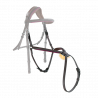 Sport Color Raised figure 8 noseband with fancy stitching - Factory second