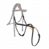 Mexikanisches Reithalfter doubliert halbrund Sport Color - B-Ware