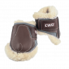 Sport Color velcro fetlock boots young horse with sheepskin lining - Factory second