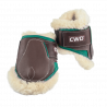 Sport Color velcro fetlock boots young horse with sheepskin lining - Factory second