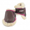 Sport Color velcro fetlock boots young horse with sheepskin lining - Factory second
