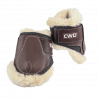 Sport Color velcro fetlock boots young horse with sheepskin lining - Factory second