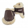 Sport Color velcro fetlock boots young horse with sheepskin lining - Factory second
