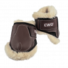 Sport Color velcro fetlock boots young horse with sheepskin lining - Factory second
