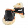 Sport Color velcro fetlock boots young horse with sheepskin lining - Factory second