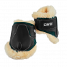 Sport Color velcro fetlock boots young horse with sheepskin lining - Factory second