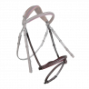Muserolle française doublée 1/2 ronde surpiquée Sport Color - Déclassé