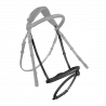 Englisches Reithalfter gepolstert halbrund Kontrastnaht Sport Color - B-Ware