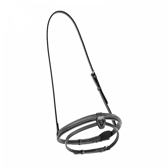 Raised French noseband with stitching - Factory second