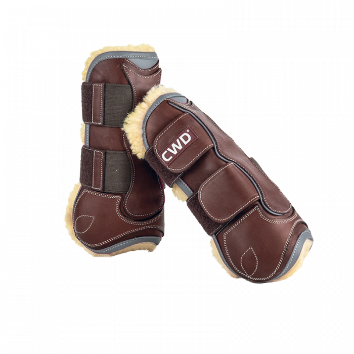 Protège tendons velcro mouton Sport Color - Déclassé