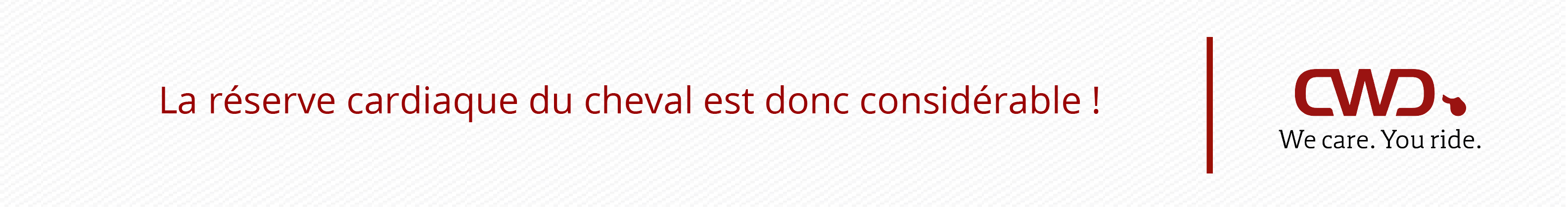 La réserve cardiaque du cheval est donc considérable.