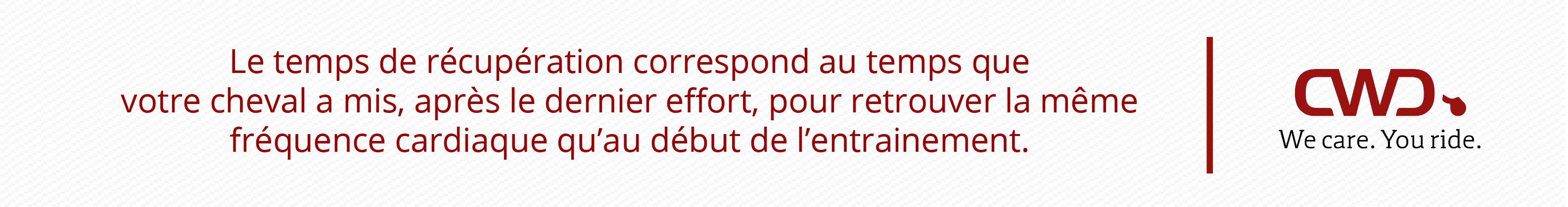 Le temps de récupération dans l’application iSPORT.